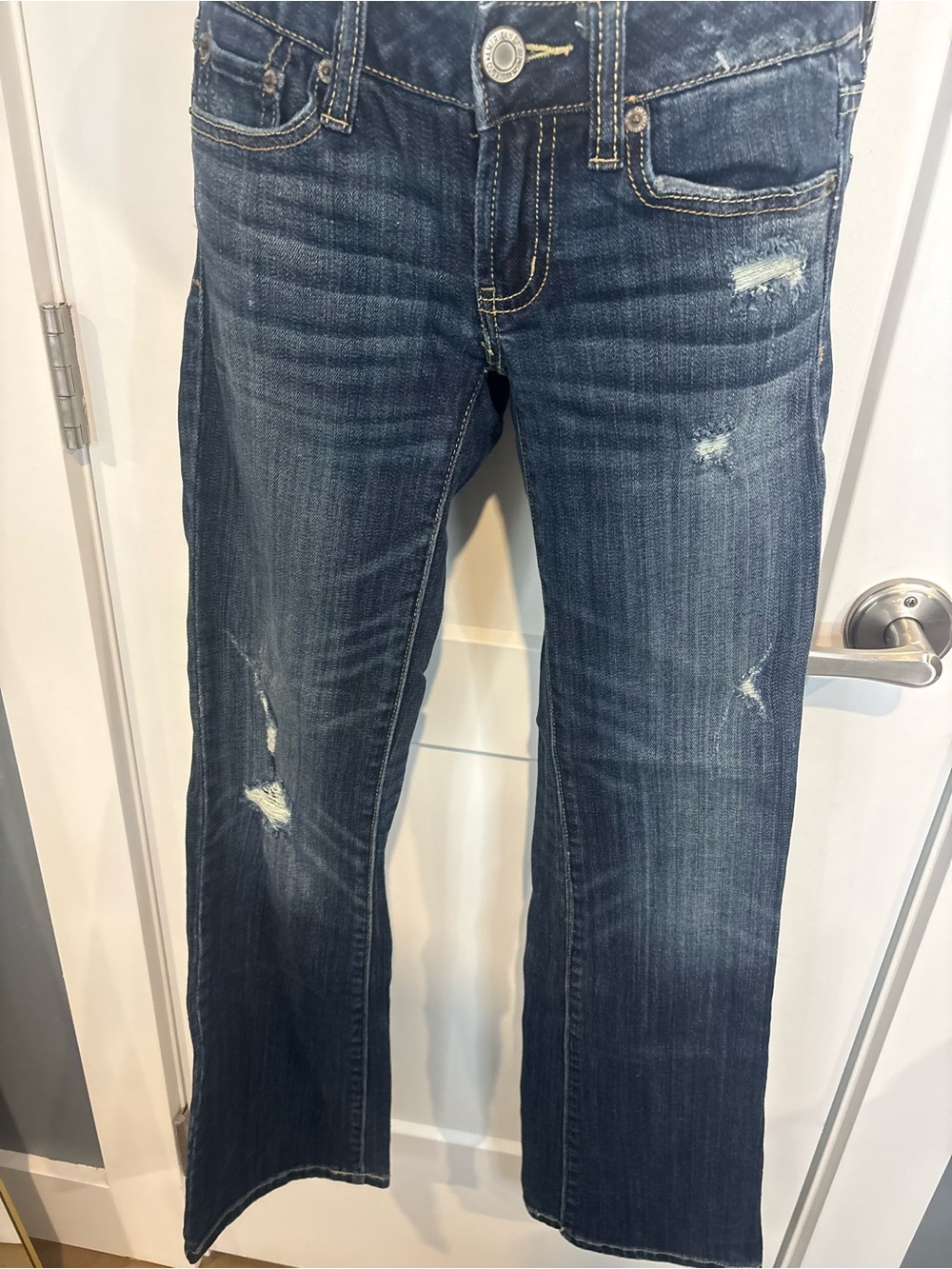 American Eagle Outfitters Women's Dark Blue Jeans